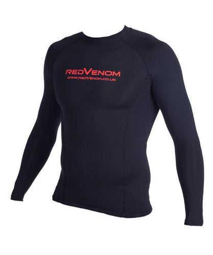 Red Venom Long Sleeve Compression Top