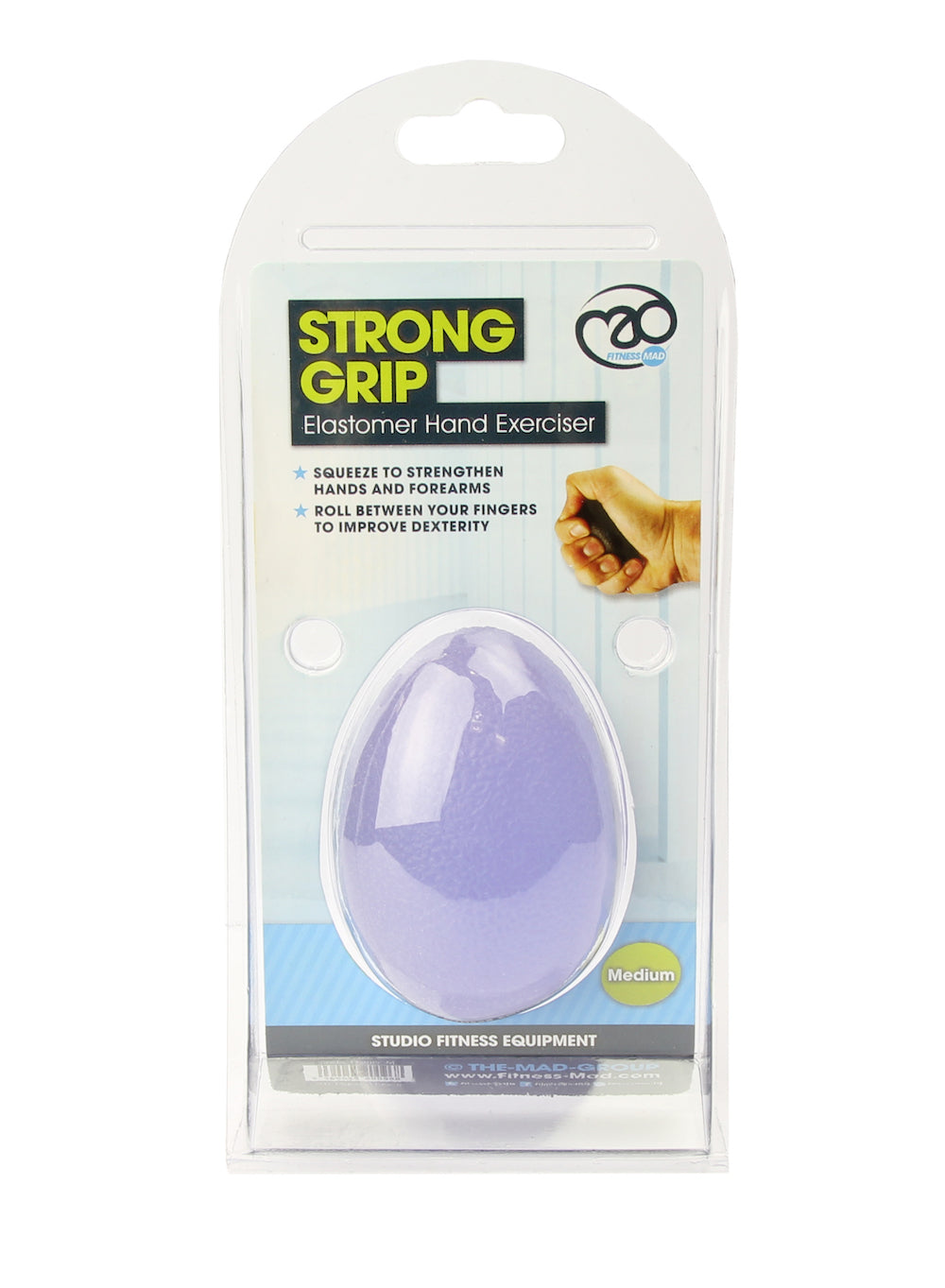 Fitness Mad Strong Grip Elastomer Hand Exerciser